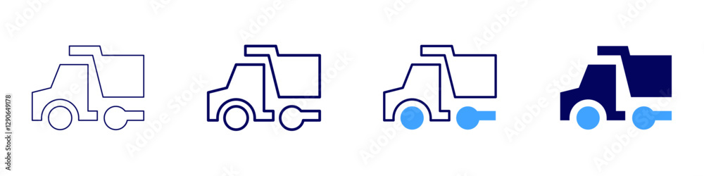 Truck tires reviews icon in 4 different styles. Thin Line, Line, Bold Line, Duotone. Duotone style. Editable stroke Truck tires reviews icon in 4 different styles. Thin Line, Line, Bold Line, Duotone. Duotone style. Editable stroke