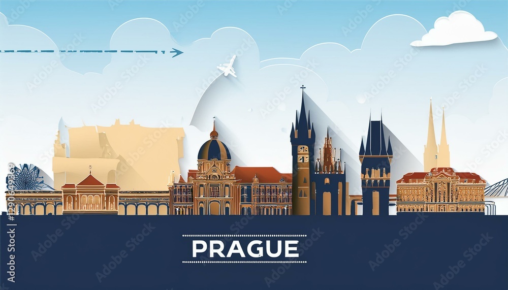 Obraz premium Prague card