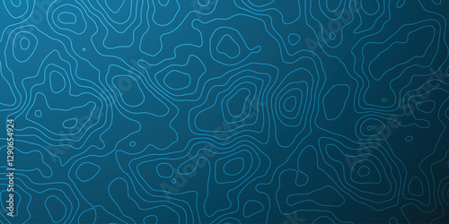 Futuristic terrain map background gradient dark blue vector design template fit for cover, banner, header, backdrop, poster, flyer, wallpaper