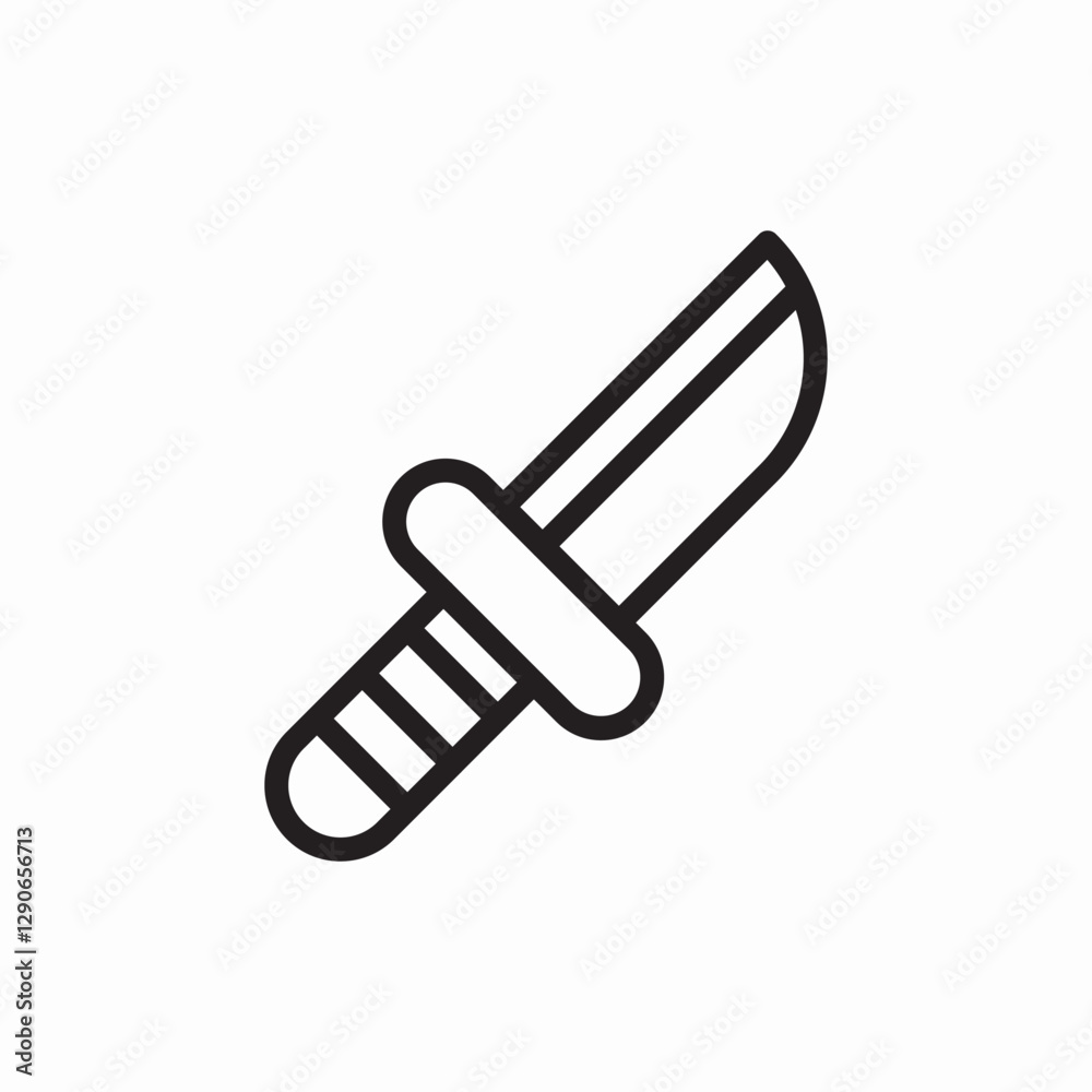 Knife cutting blade kitchen icon vector sign Knife cutting blade kitchen icon vector sign