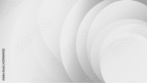Abstract White Curves Background With Minimalist Style and Smooth Texture Design