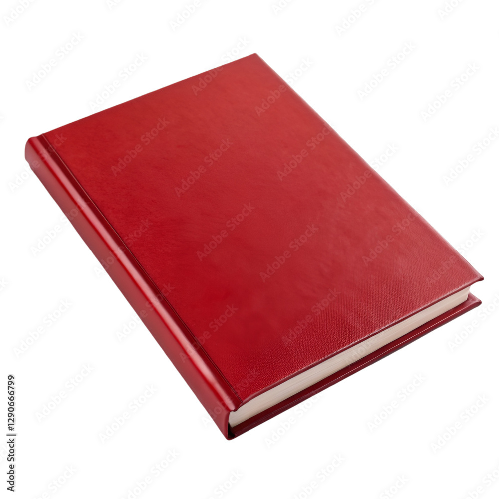 Red book isolated on transparent background Red book isolated on transparent background
