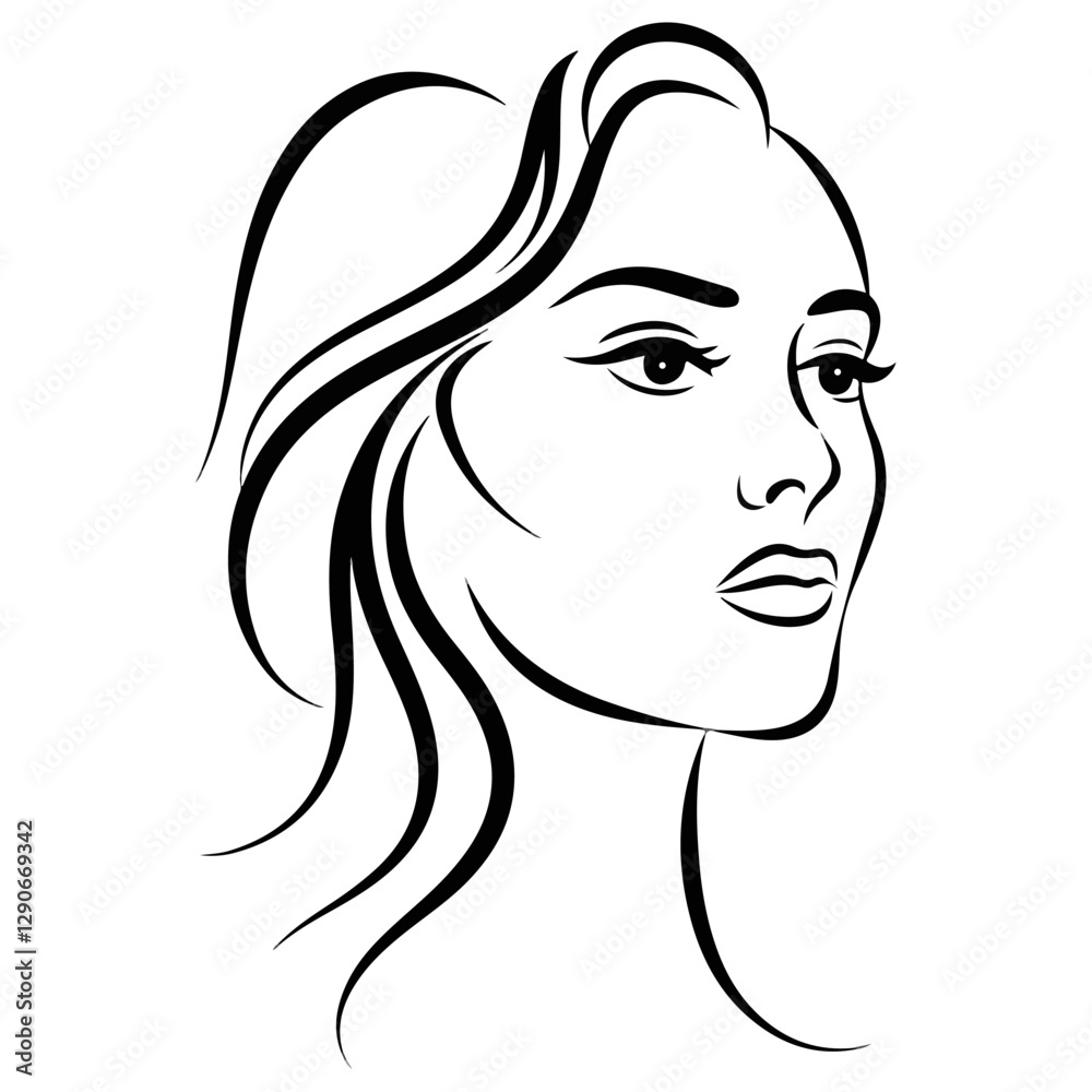 Clean and Simple Vector Profile of a Woman
Clean and Simple Vector Profile of a Woman