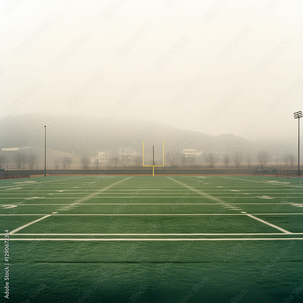 Fototapeta premium empty football field