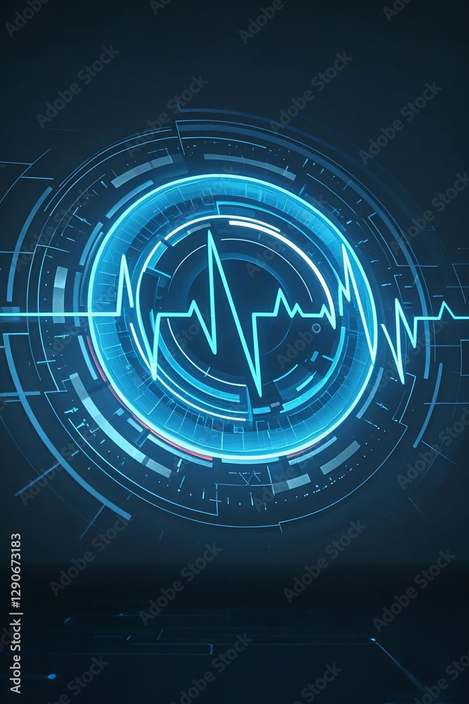 Obraz premium abstract blue background