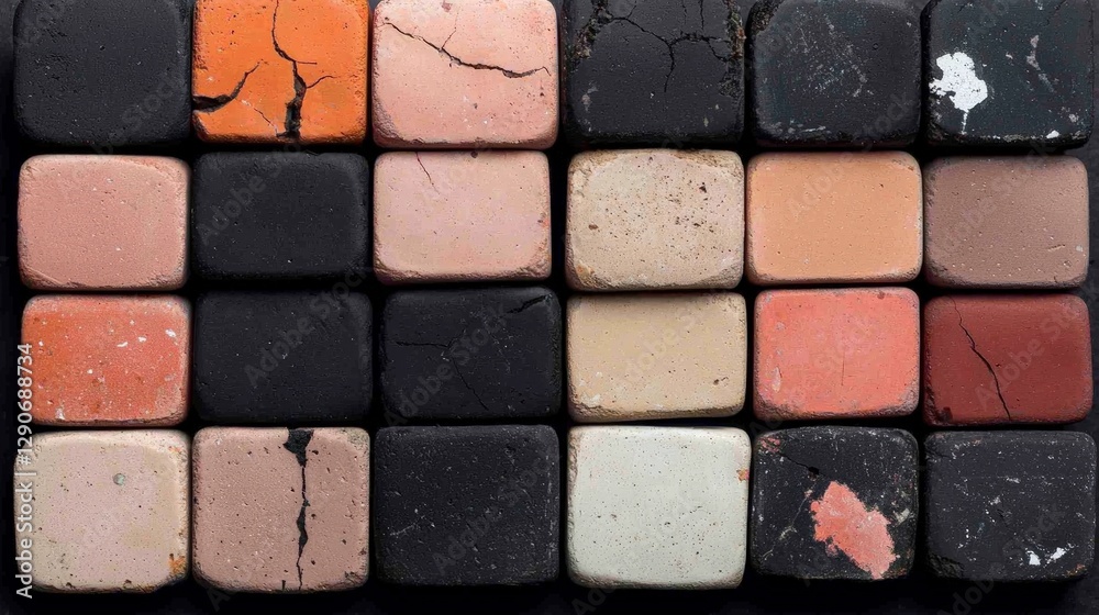 Textured Concrete Blocks Construction Material Architectural Design Diverse Colors Rus Textured Concrete Blocks Construction Material Architectural Design Diverse Colors Rus