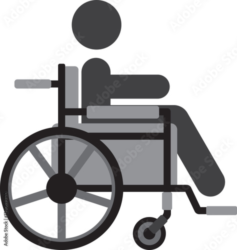 wheelchair, assistance transport icon symbol, accessbility  icon