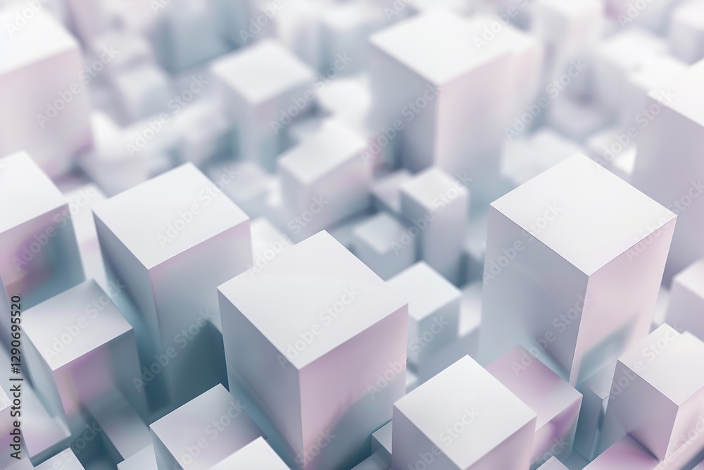 Abstract geometric background with white cubes, concept: design, architecture, abstract, texture, cubes, pattern, graphic, geometric, modern, backdrop Abstract geometric background with white cubes, concept: design, architecture, abstract, texture, cubes, pattern, graphic, geometric, modern, backdrop