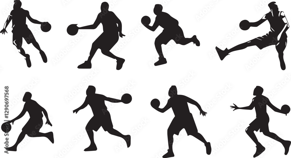 custom made wallpaper toronto digitalBasketball Player Silhouettes