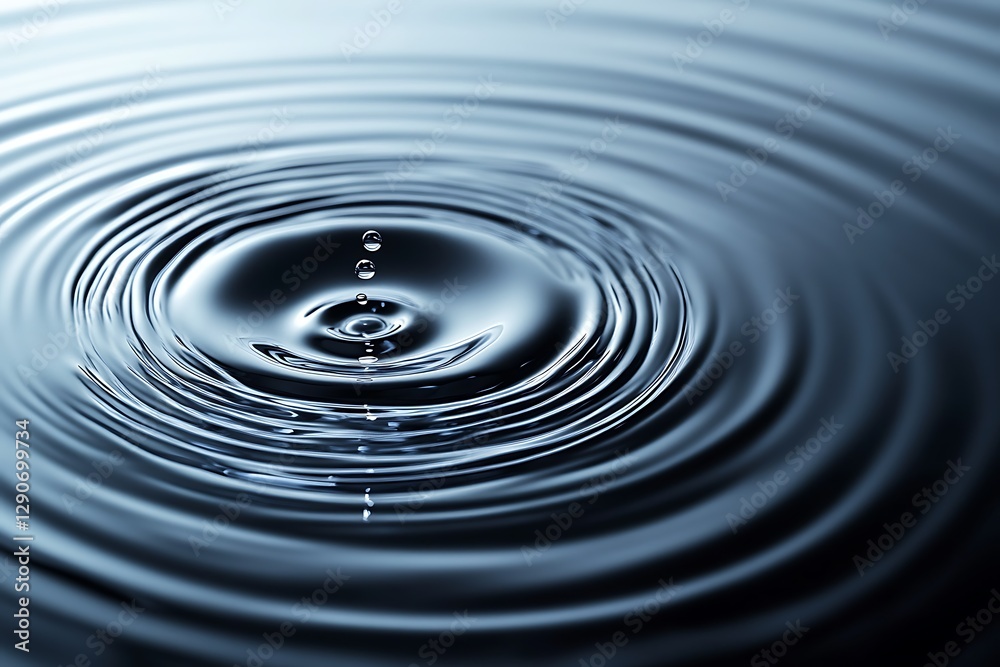 Water Drop Ripples - A Stunning Nature Macro Water Drop Ripples - A Stunning Nature Macro