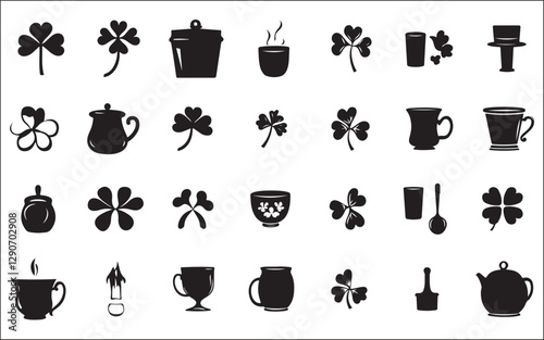 st patricks day silhouette