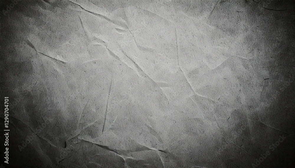 Naklejka premium ヴィンテージ・ペーパー 優しく折り重なるノスタルジックな質感 モノクロームな紙の質感 ビンテージ感あふれるグランジ背景