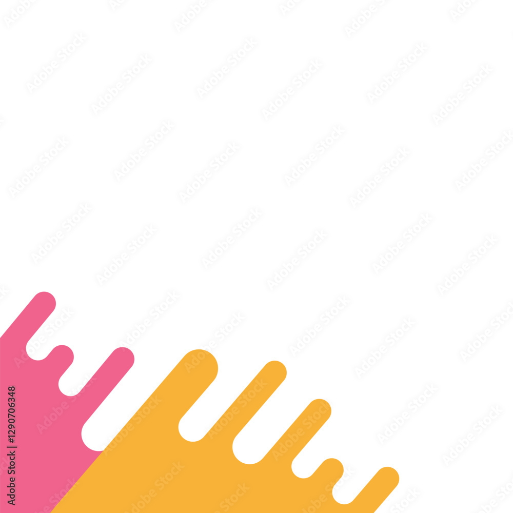 Fototapeta premium Fluid Memphis Corner