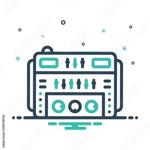 Mix icon for mastering
