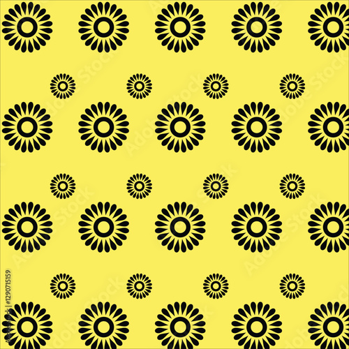 seamless pattern with flowers