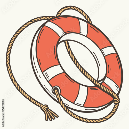 lifebuoy and rope