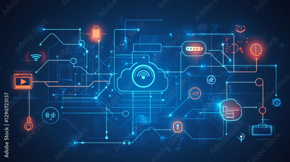 Thin lines connection icons outline set of big data center group cloud computing system internet protection password access technical instrument vector illustration. Thin lines connection icons outline set of big data center group cloud computing system internet protection password access technical instrument vector illustration.