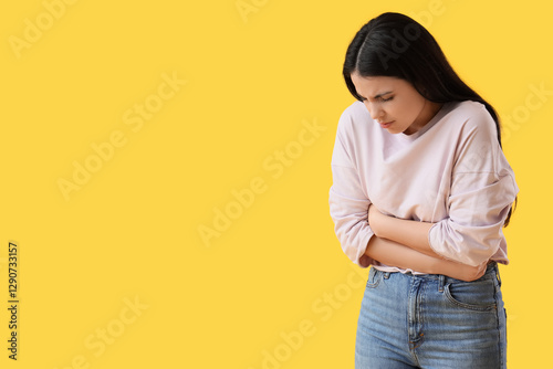 Young woman suffering from ...
