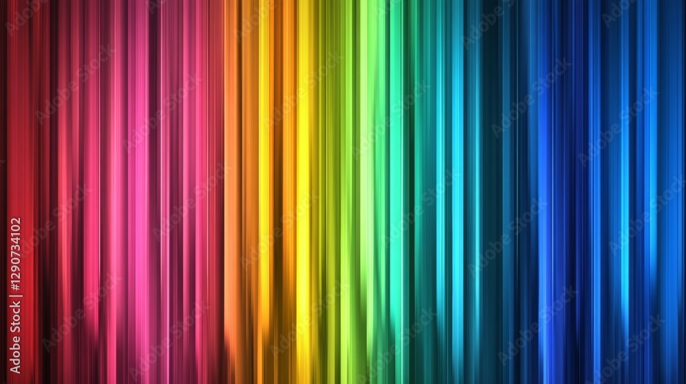 Striking lines of color blend harmoniously, evoking energy and motion Striking lines of color blend harmoniously, evoking energy and motion