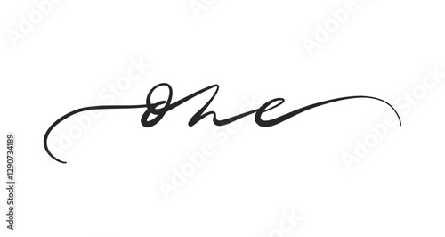 One card. Hand drawn quote. Modern brush calligraphy. Isolated on white background