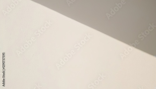 Window drop shadow overlay on white wall background, overlay effect for photo, mock up, product, wall art, design presentation. 