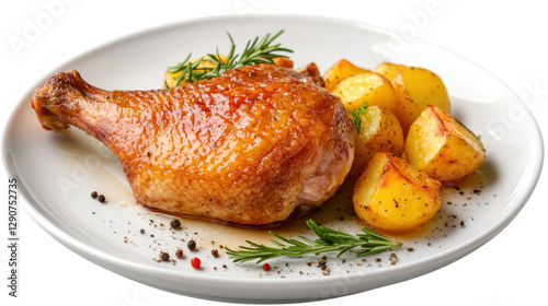 roasted chicken with vegetables