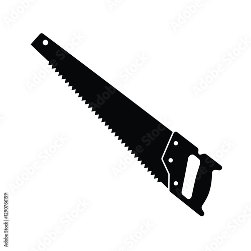 saw blade isolated on white background