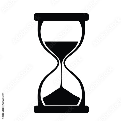 hourglass vector illustration
