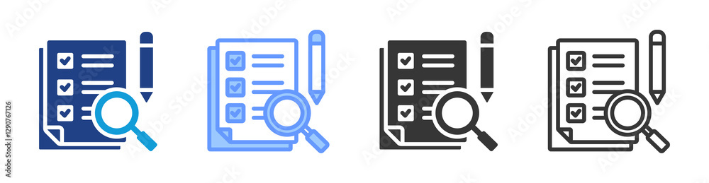 Verification icon set multiple style collection Verification icon set multiple style collection