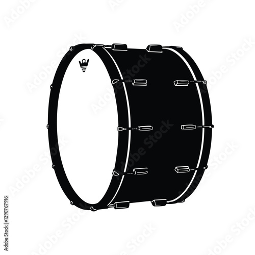 drum isolated on white