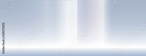 A smooth gradient background with a soft blue color. The background features a light blue hue with a subtle reflective texture. Gradient aesthetic background vector. Blue background.