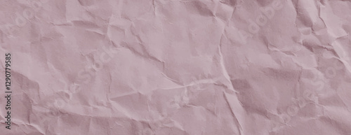 Crumpled pink background with a textured, wrinkled paper style. The pink background adds a soft, pastel touch to the design. Paper texture background vector. Pink background.