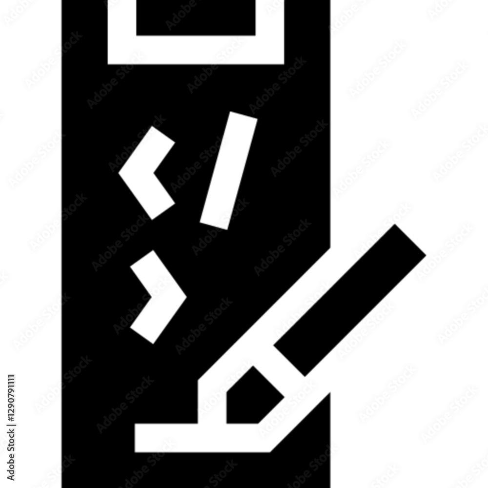 Minimalist app development glyph icon in a monochrome vector style. This simple design symbolizes software creation, coding, mobile applications, and technology, making it ideal for UI/UX design, IT s Minimalist app development glyph icon in a monochrome vector style. This simple design symbolizes software creation, coding, mobile applications, and technology, making it ideal for UI/UX design, IT s