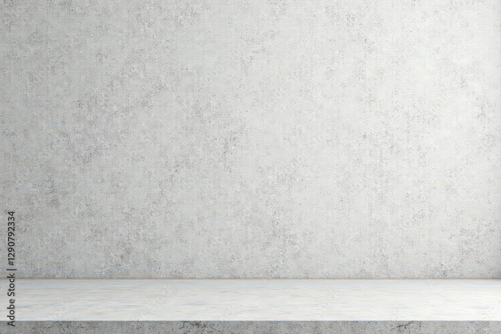 Fototapeta premium Smooth, light grey concrete; subtle texture variations , backdrop, grunge