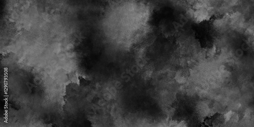 black smoke overlays background, misty fog effect, texture overlays. fume overlay, abstract background smoke curves and wave on black background,  textured monochromatic background featuring shades. 