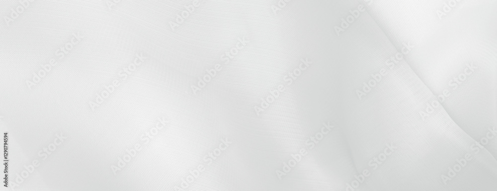 Fototapeta premium Smooth white background with a soft, flowing texture. The white background creates a clean, minimalist style, enhancing brightness. Minimal abstract flow line vector gradient background