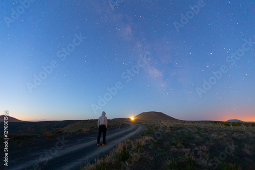 Meke crater lake and its view, Konya photo