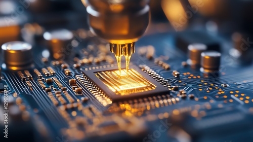 Engineers are testing microchips in extreme temperatures to verify stability.