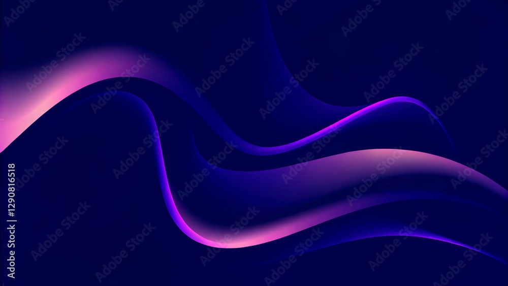 Abstract background with blue glowing wavy lines with technology connection concept. Modern minimal trendy shiny magenta lines pattern. Dynamic wave pattern. Modern flowing wavy lines. Abstract background with blue glowing wavy lines with technology connection concept. Modern minimal trendy shiny magenta lines pattern. Dynamic wave pattern. Modern flowing wavy lines.