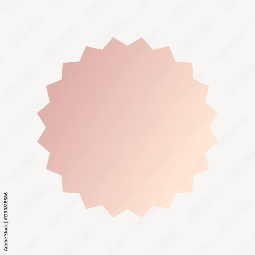 Circle bubble speech, gradient pink and orange pastel badge collage element vector Circle bubble speech, gradient pink and orange pastel badge collage element vector