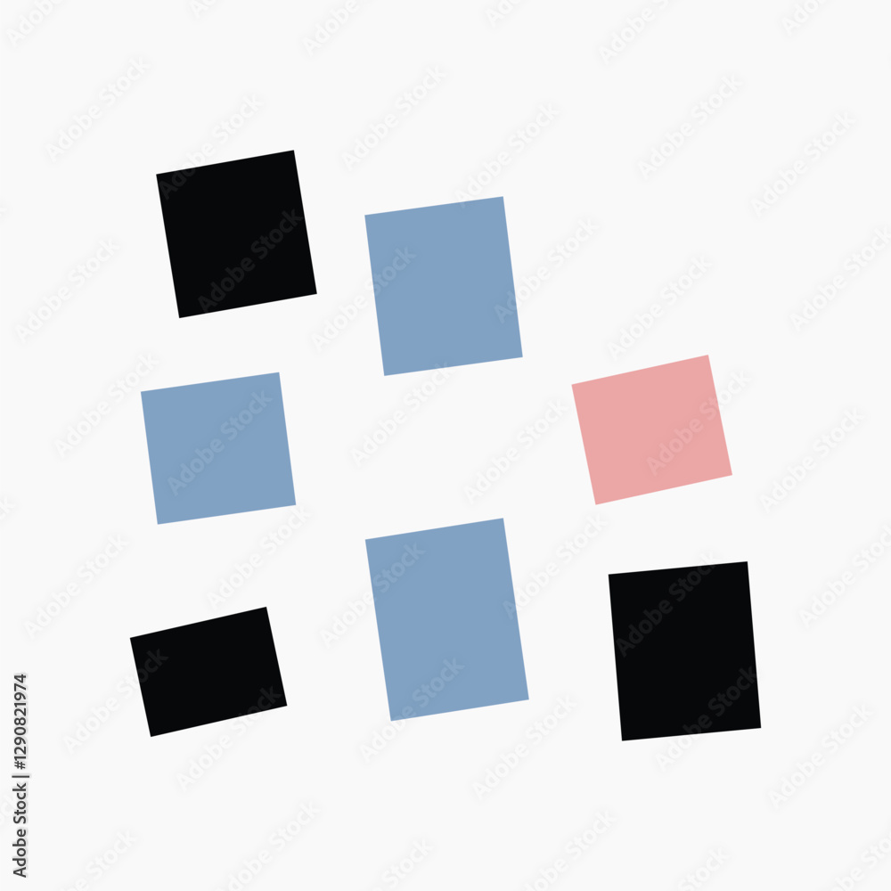 Little blue squares vector Little blue squares vector