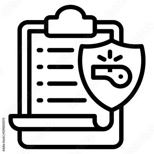 Whistleblower Icons For Design Elements 