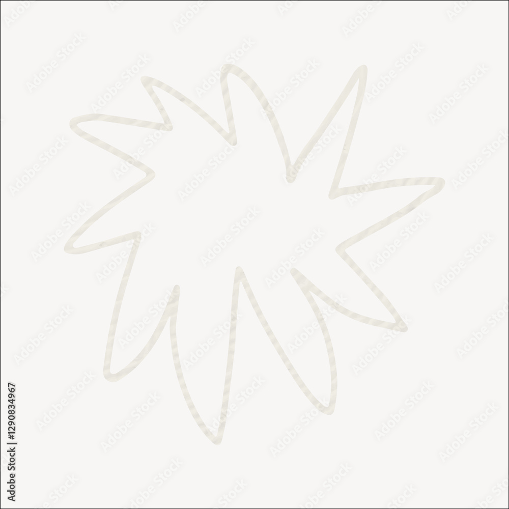 Effect grey memphis starburst, collage element vector Effect grey memphis starburst, collage element vector