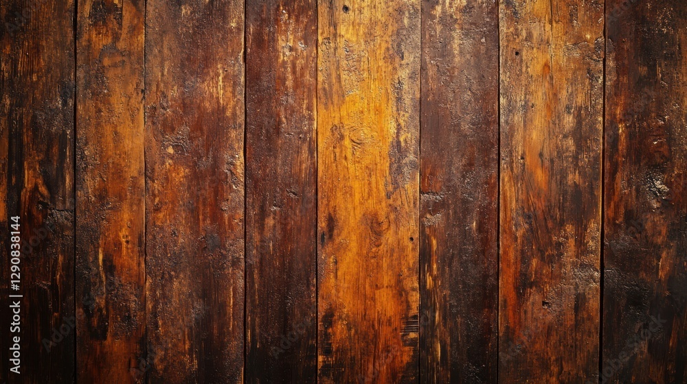 Rustic wooden planks background, aged timber texture, warm tones, natural wood, vintage design element for home decor, photography, or creative projects. Rustic wooden planks background, aged timber texture, warm tones, natural wood, vintage design element for home decor, photography, or creative projects.