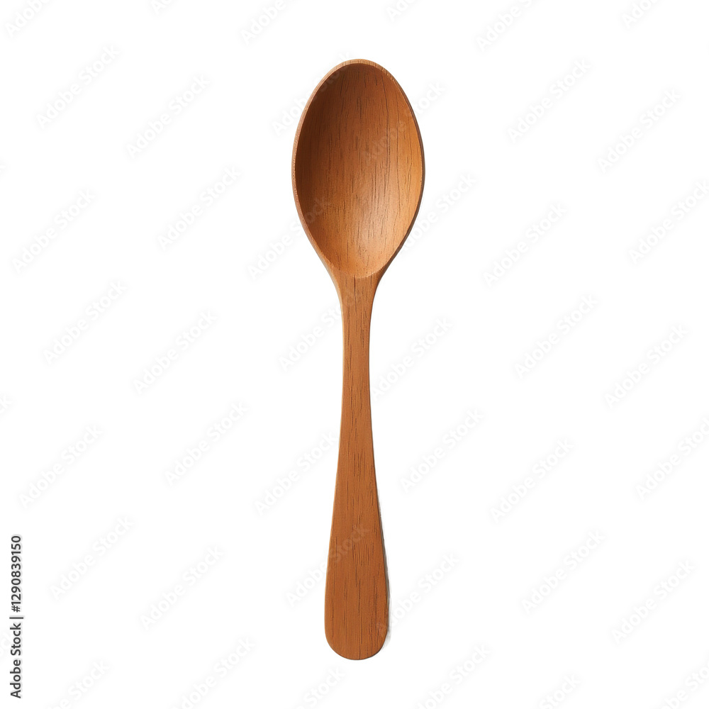 A wooden spoon with a smooth, polished surface and a slender handle. The spoon is made of light brown wood, showcasing natural grain patterns. A wooden spoon with a smooth, polished surface and a slender handle. The spoon is made of light brown wood, showcasing natural grain patterns.
