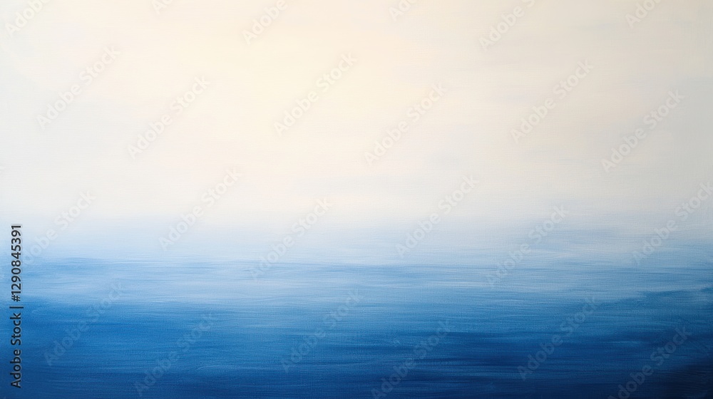 custom made wallpaper toronto digitalOcean horizon with soft gradient of blue and white, serene abstract seascape, calm water and skies, tranquil background for relaxation or meditation themes.