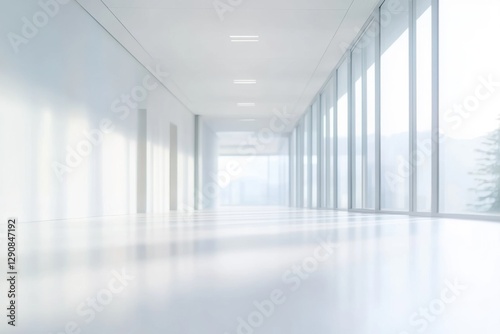 Wallpaper Mural Blurred background of a corridor in hospital or clinic. Concept for hospital or medicine advertisement. Nation Doctor’s Day Torontodigital.ca