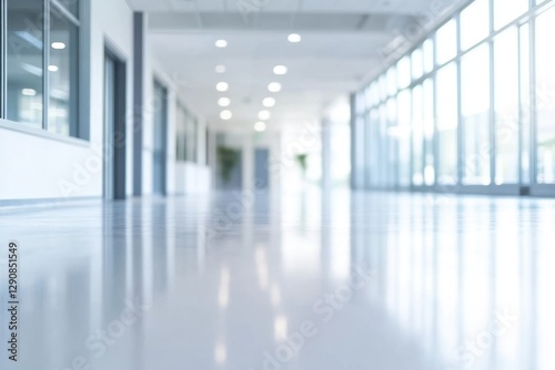 Wallpaper Mural Blurred background of a corridor in hospital or clinic. Concept for hospital or medicine advertisement. Nation Doctor’s Day Torontodigital.ca