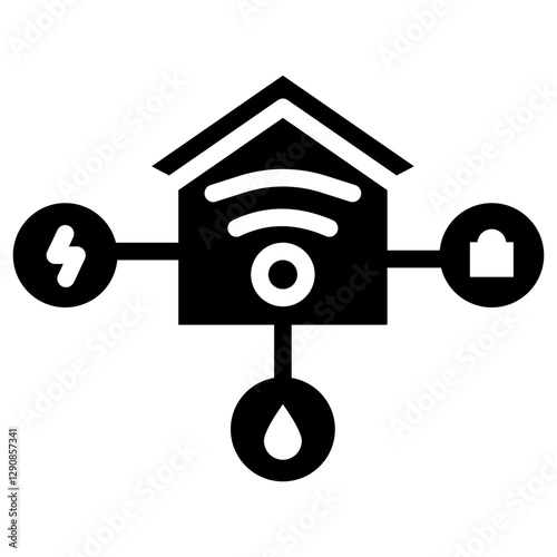home automation hub icon