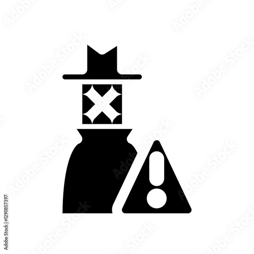 intrusion alert system icon
